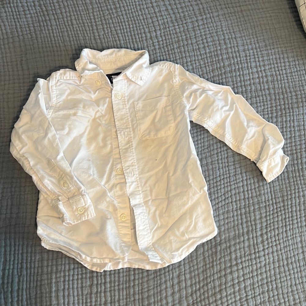 Toddler Boy white dress shirt